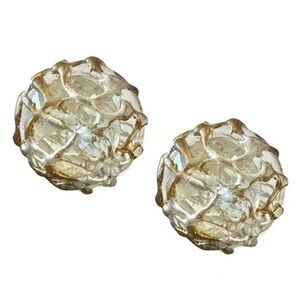 H. WEISZ • Vintage Siyabona Crystal Clear Earrings